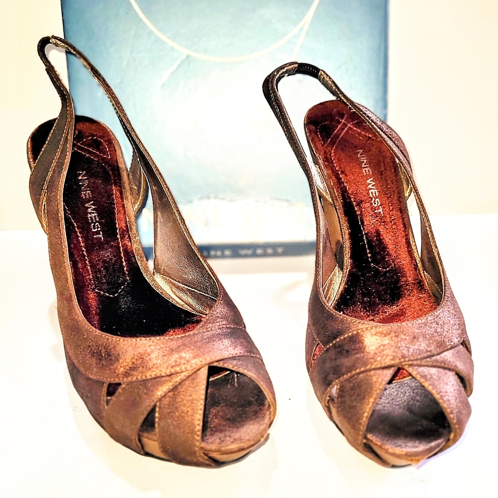 Nine West Women's Suade Heels sz.8
